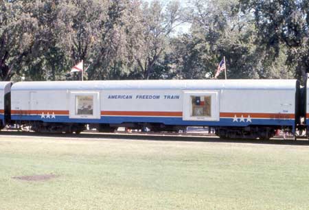 American Freedom Train Car 104 ex New York Central baggage car 9115