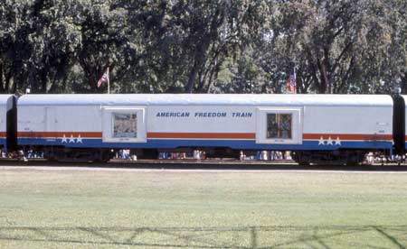American Freedom Train Car 105 ex New York Central baggage car 9135