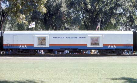 American Freedom Train Car 106 ex New York Central baggage car 9156