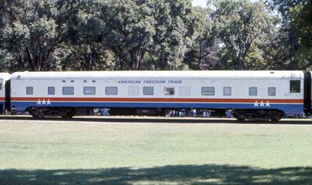 American Freedom Train Car 201 ex Southern Pacific Sleeper 9111, ex 212 Golden River