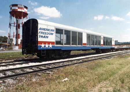 American Freedom Train Car 41 ex New York Central baggage car