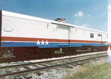 American Freedom Train Car 100 ex New York Central baggage car 9163