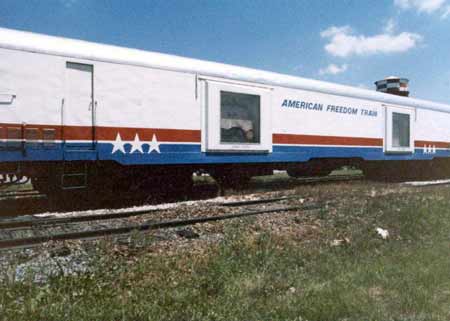 American Freedom Train Car 104 ex New York Central baggage car 9115