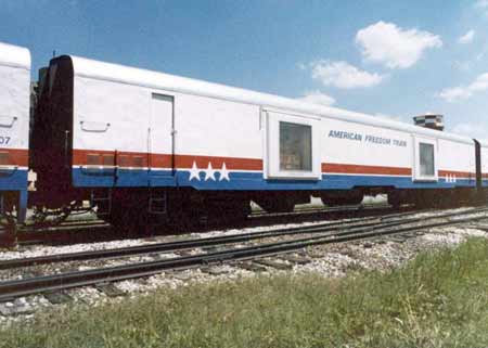 American Freedom Train Car 106 ex New York Central baggage car 9156