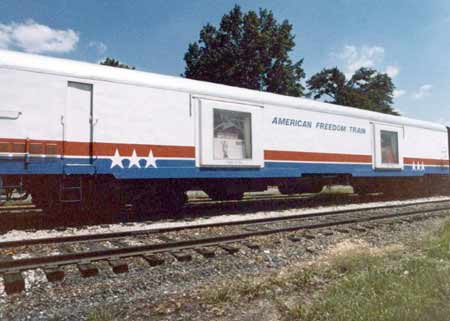 American Freedom Train Car 110 ex New York Central baggage car 9165