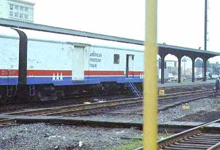 American Freedom Train Car 100 ex New York Central baggage car 9163