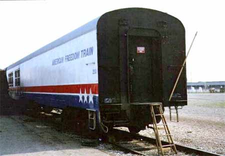 American Freedom Train Car 200 ex New York Central baggage car