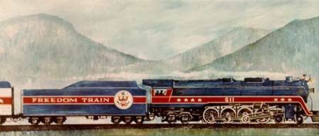 N&W 611 as American Freedom Train 611