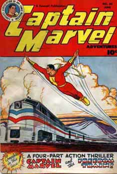 Freedom Train Captain Marvel Adventures Comic