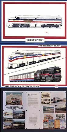 Freedom Train Postcards