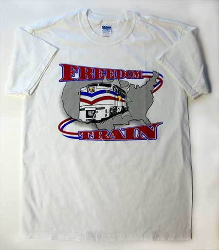 Freedom Train T-Shirt by George Barker