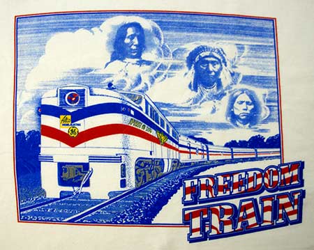 Freedom Train T-Shirt by George Barker