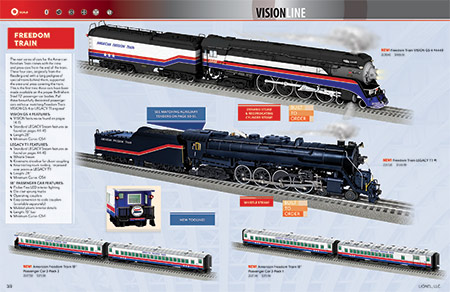 Lionel 2016 Signature Edition Catalog American Freedom Train